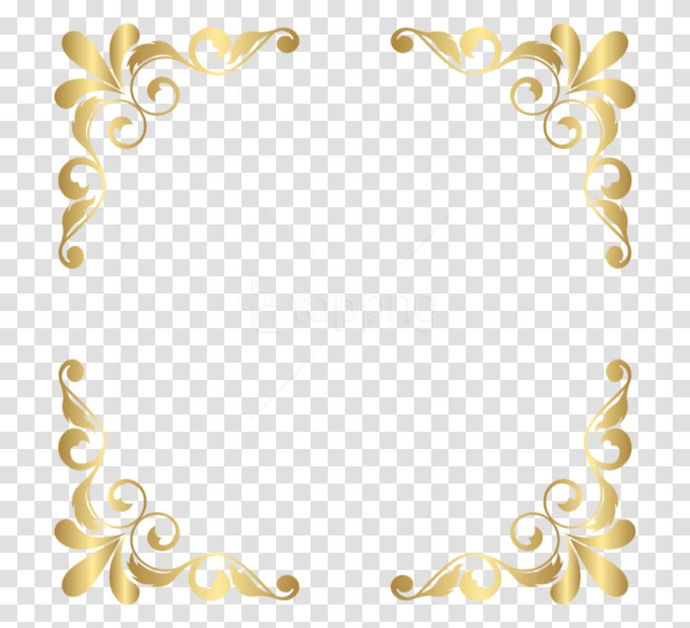 Corner Sun Clipart Gold Corner Border, Floral Design, Pattern, Oval Transparent Png