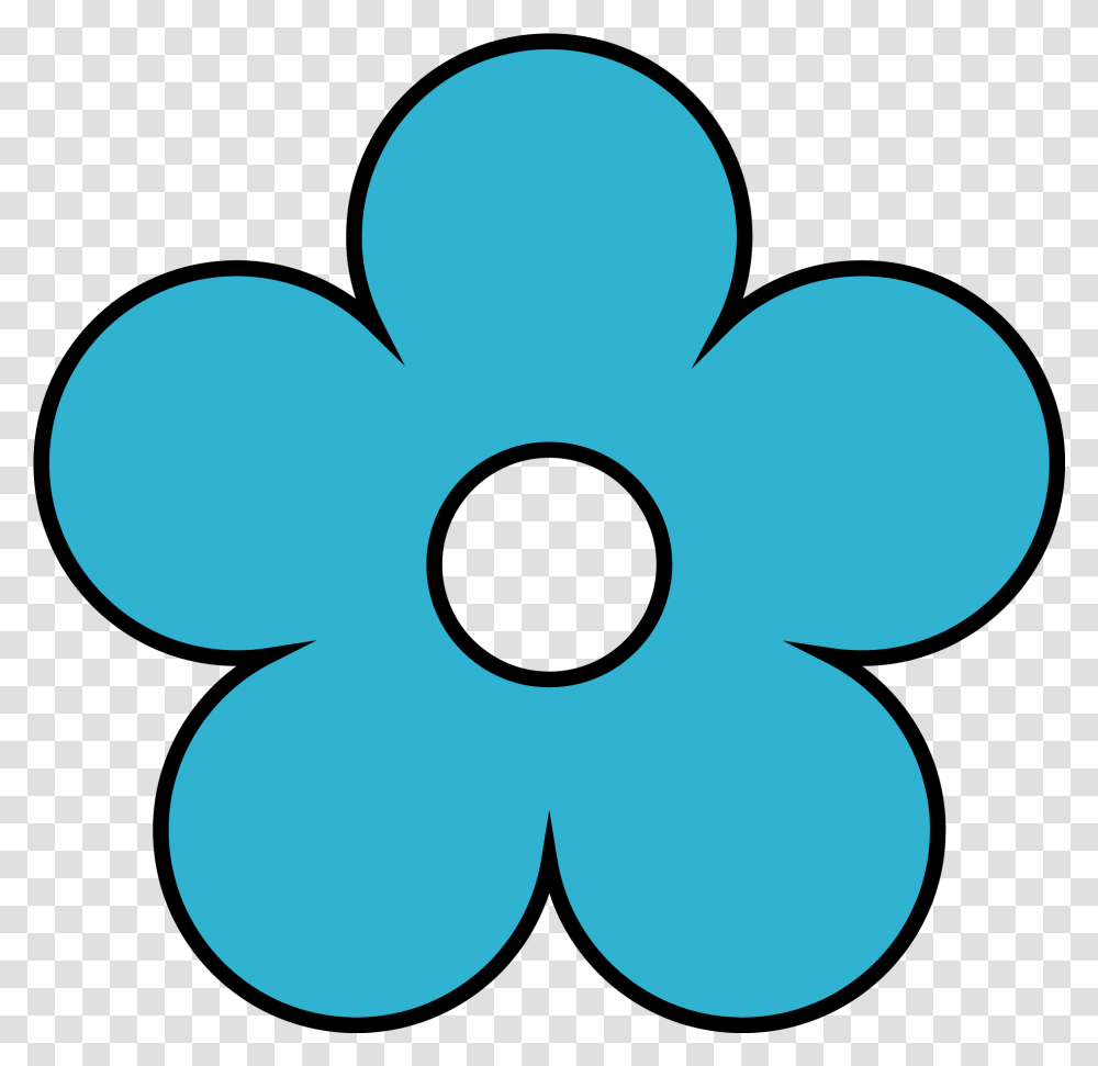 Cornflower Blue Flower Clipart Mystery Machine Scooby Doo Flowers, Pattern, Light Transparent Png