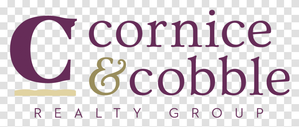 Cornice And Cobble Logo Lilac, Alphabet, Number Transparent Png