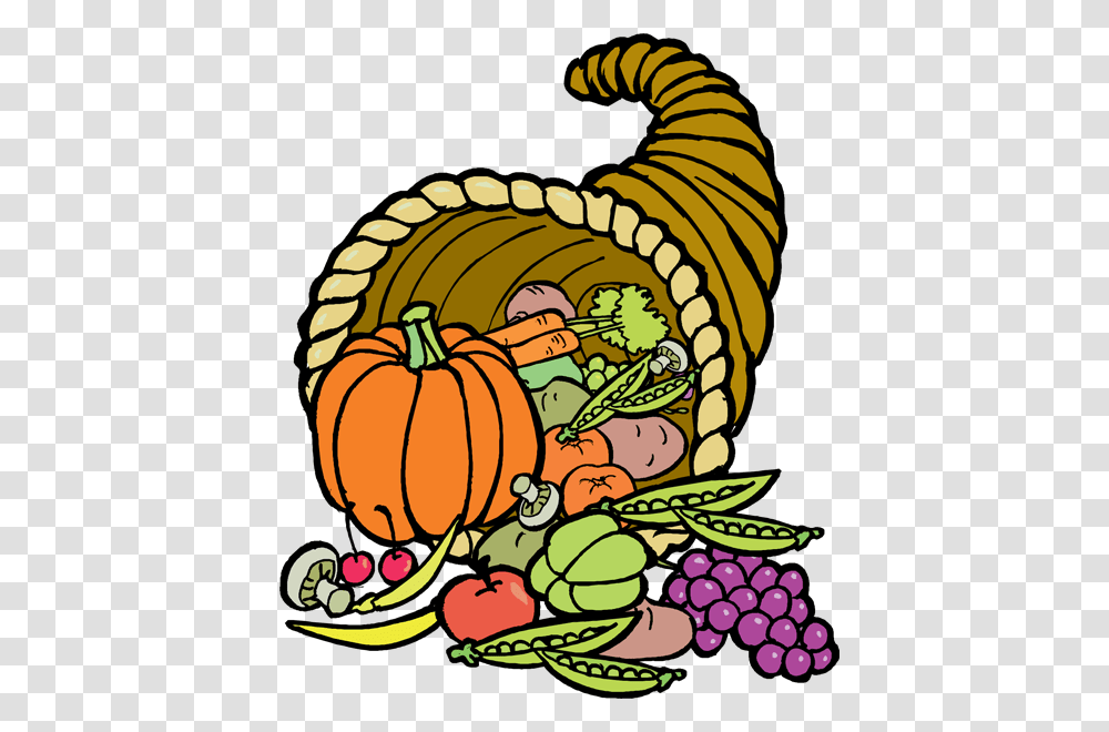 Cornucopia Clipart, Plant, Pumpkin, Vegetable, Food Transparent Png