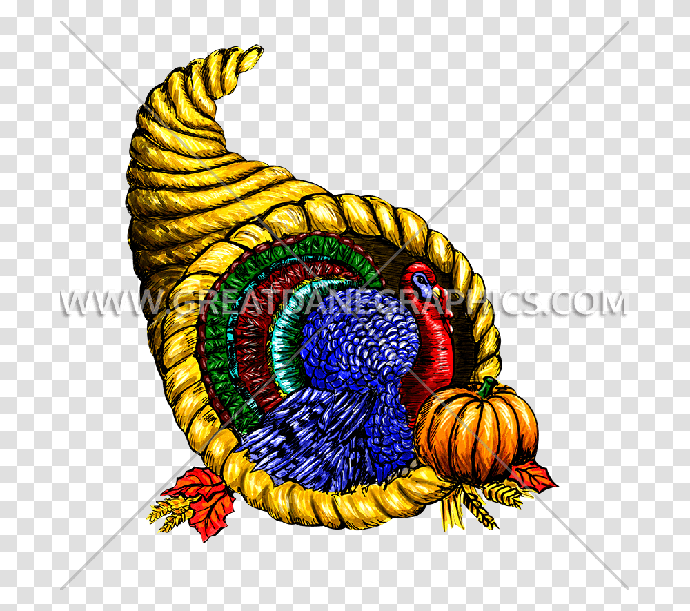 Cornucopia Production Ready Artwork For T Shirt Printing, Animal, Pineapple, Food, Bead Transparent Png