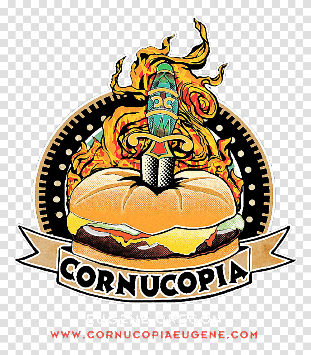 Cornucopia Restaurants Oregon Resource Guide, Logo, Emblem, Beverage Transparent Png