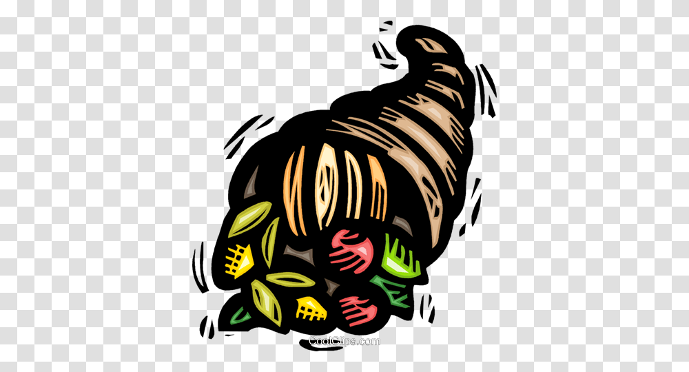 Cornucopia Royalty Free Vector Clip Art Illustration, Zebra, Mammal, Animal Transparent Png