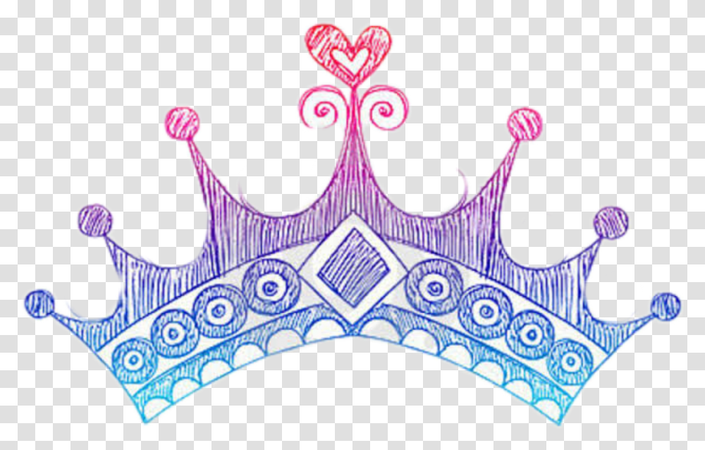 Coroa Azul Rosa Cute Queen Crown, Accessories, Accessory, Jewelry, Tiara Transparent Png