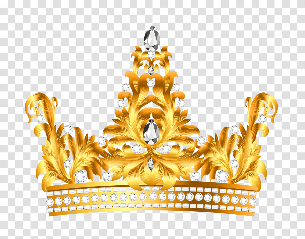 Coroa Dourada 11 Queen Crown Transparent Png