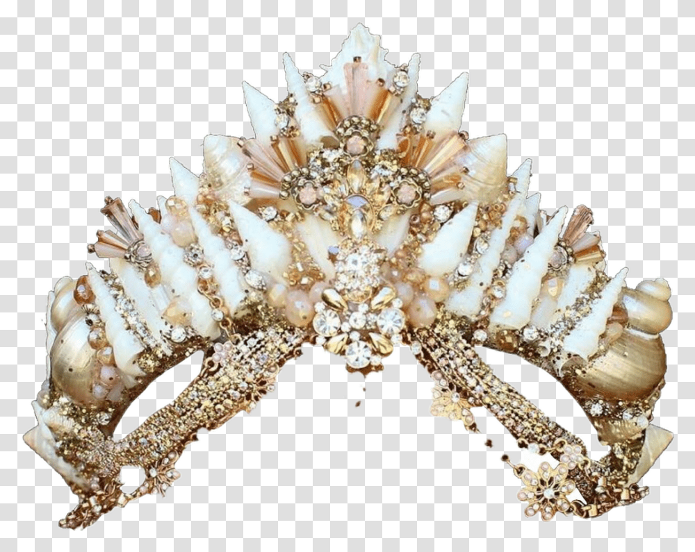 Coroa Sereia Mermaid Crown, Accessories, Accessory, Jewelry, Wedding Cake Transparent Png