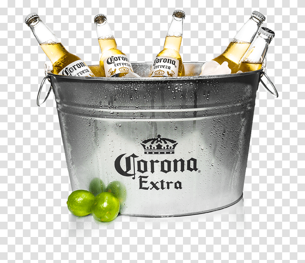 Corona Bucket, Bottle, Alcohol, Beverage, Drink Transparent Png