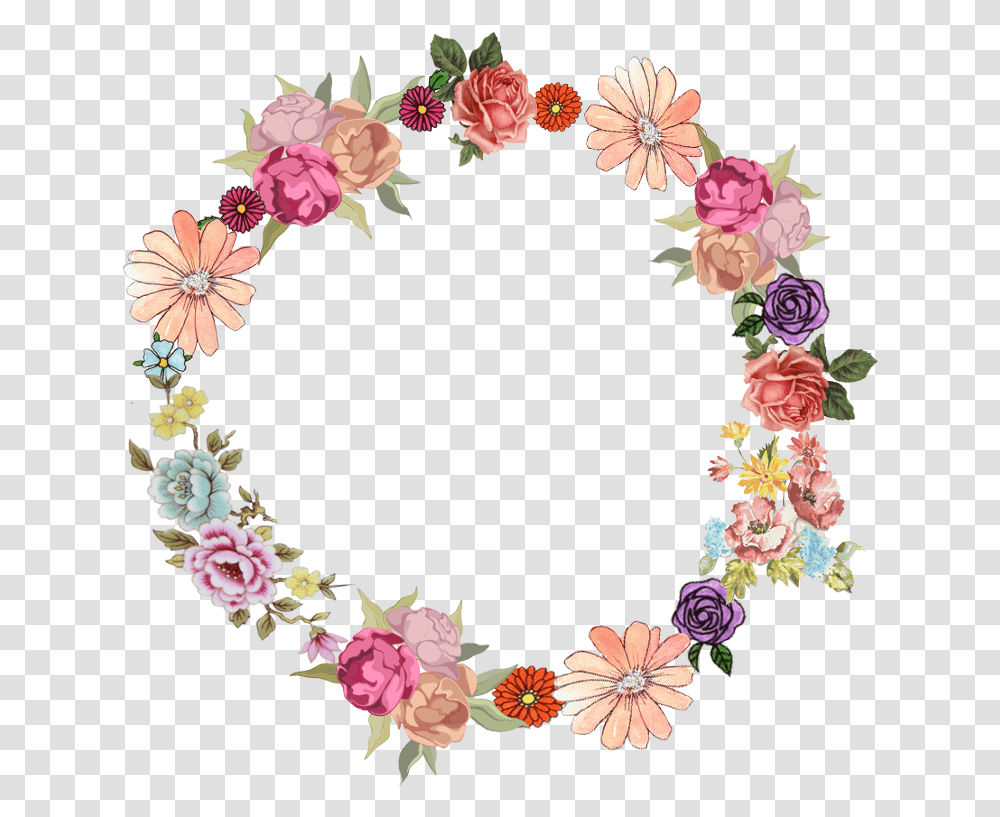 Corona De Flores Dibujo, Floral Design, Pattern Transparent Png