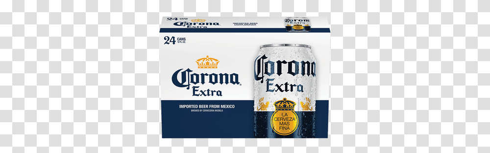 Corona Extra Corona 24 Pack Cans, Beverage, Drink, Alcohol, Lager Transparent Png
