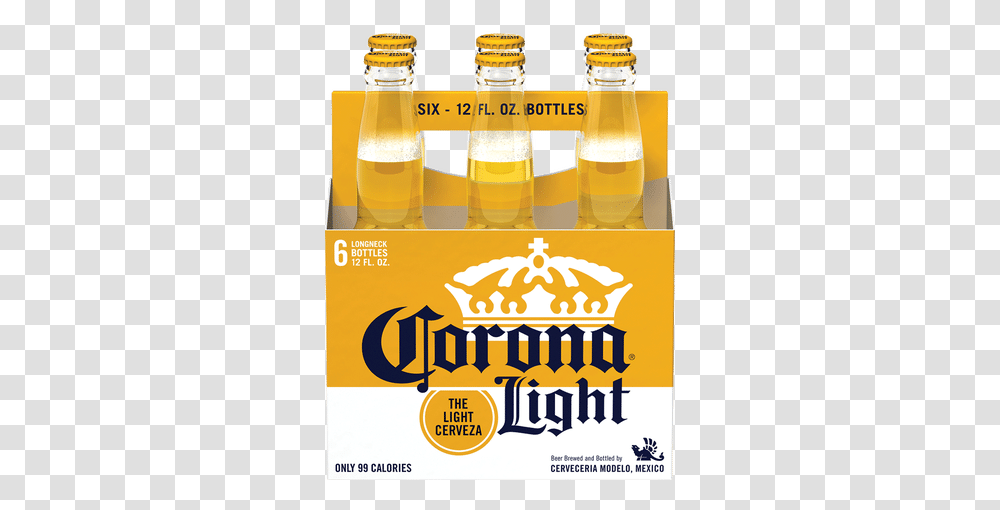 Corona Light 6pk 12oz Corona Light Beer, Alcohol, Beverage, Drink, Poster Transparent Png