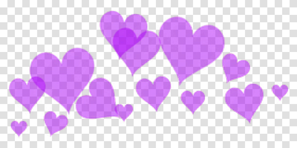 Coronadecorazones Aesthetic Stickers, Heart, Triangle, Purple, Ornament Transparent Png