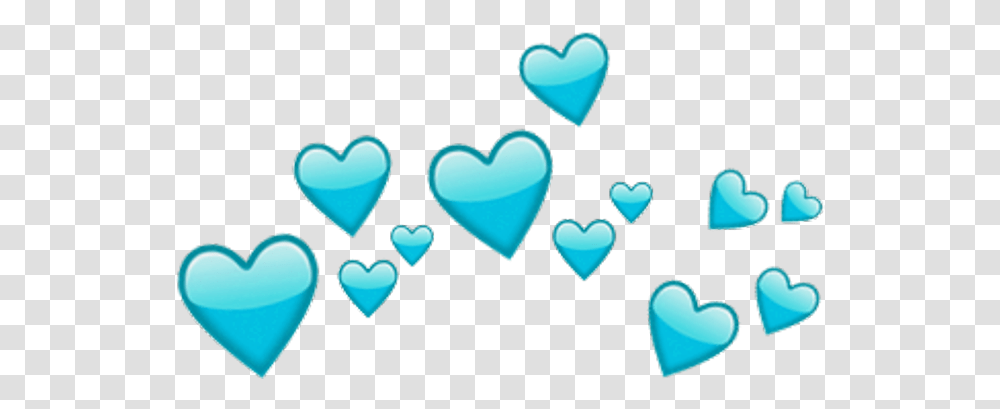 Coronadecorazones Corona Corazon Corazones Tumblr Azul, Heart, Pillow, Cushion, Plectrum Transparent Png