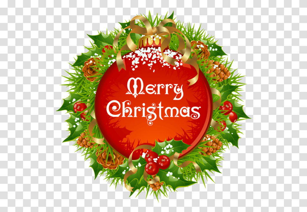 Corono Feliz Navidad Transparente Clipart Merry Christmas Wreath, Birthday Cake, Dessert, Food, Graphics Transparent Png