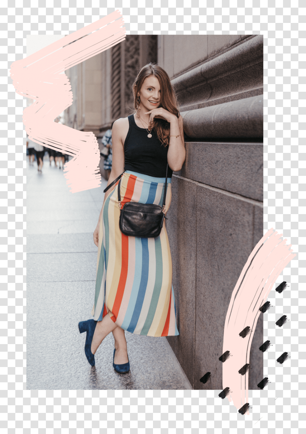 Corporate Events Portrait Stylist Rainbow Skirt, Person, Evening Dress, Robe Transparent Png
