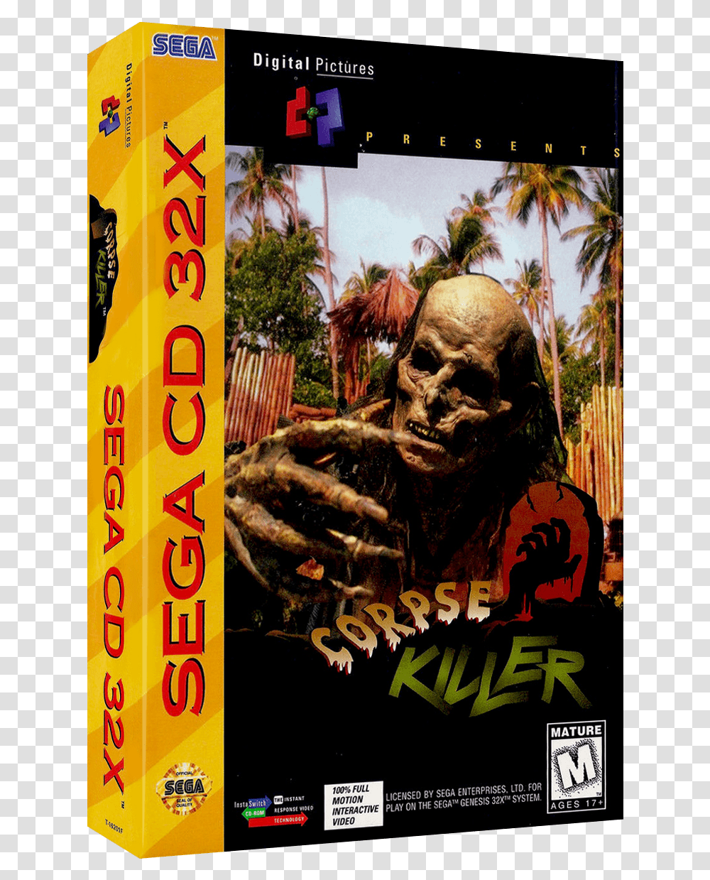 Corpse Killer Sega Cd, Poster, Advertisement, Flyer, Paper Transparent Png