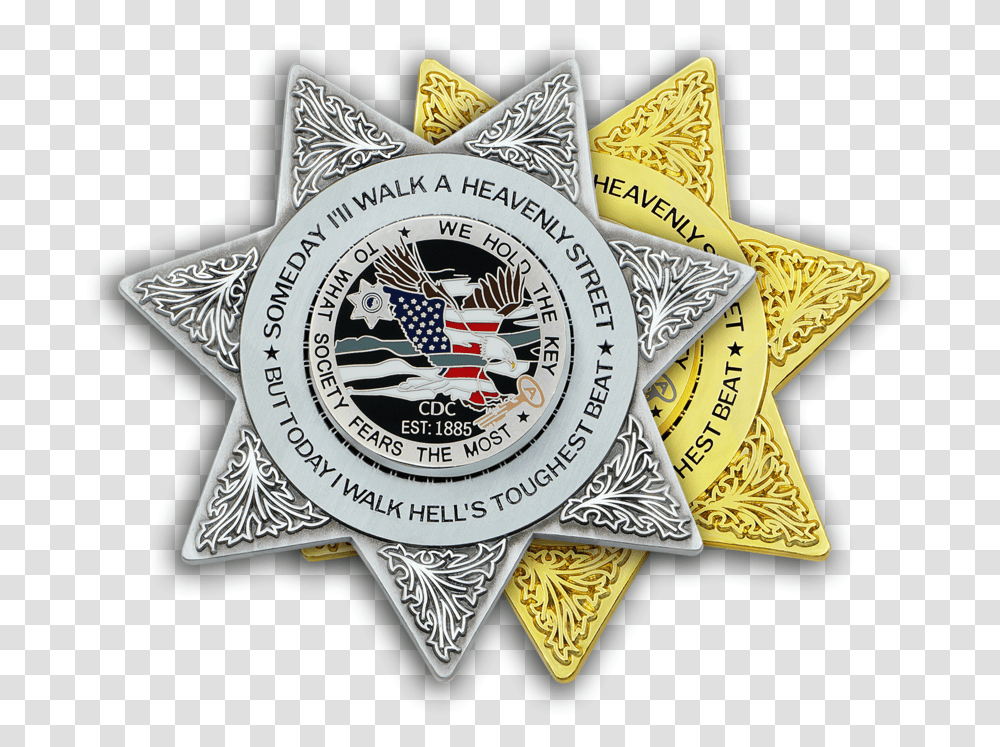 Correctional Guard The Real Deal Spinner, Logo, Trademark, Badge Transparent Png