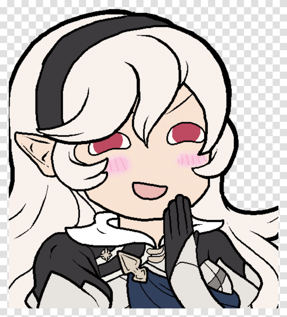 Corrin Fire Emblem Smug, Face, Helmet, Washing Transparent Png