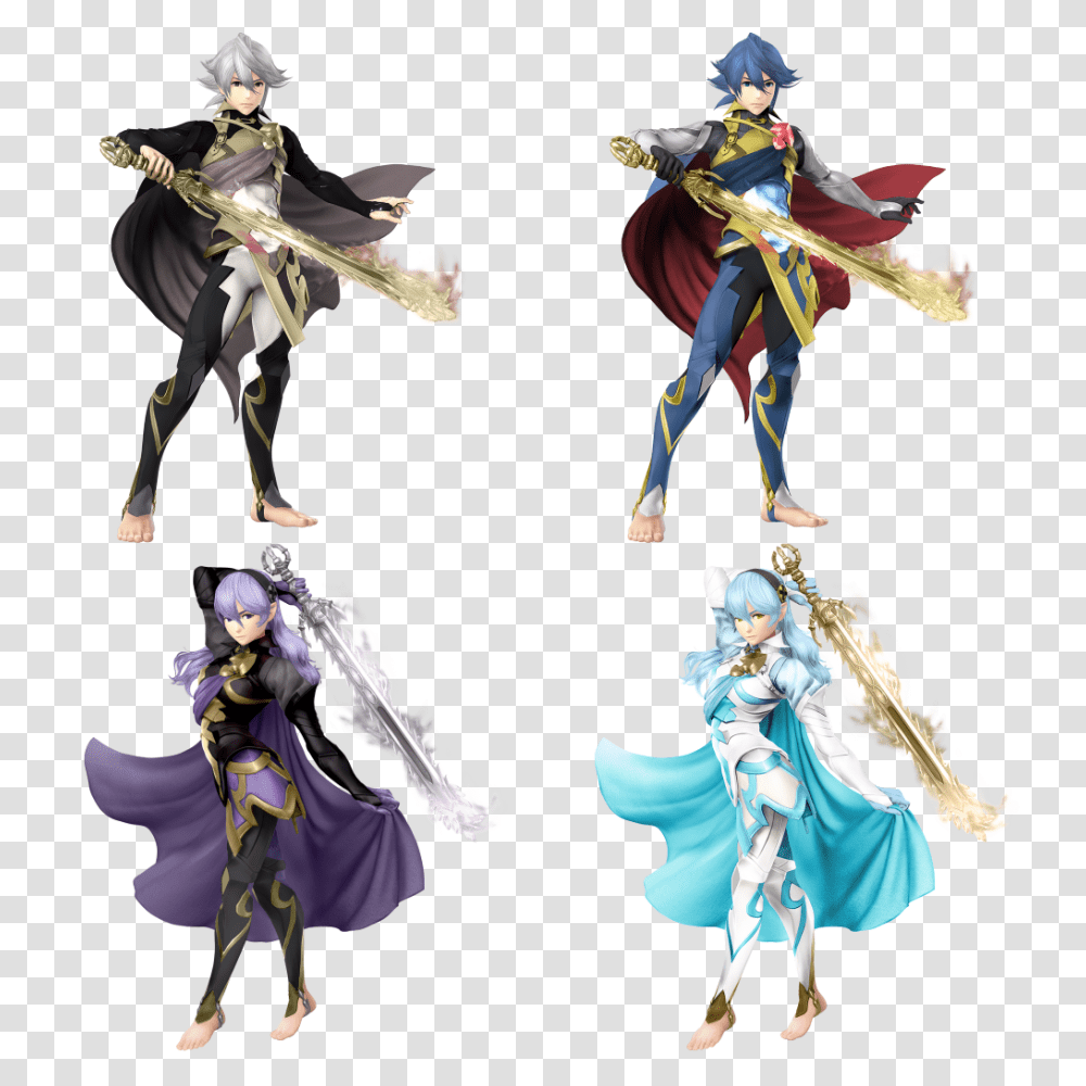 Corrin Unofficial Alts Super Smash Brothers Know Your Meme, Person, Human, Duel, Manga Transparent Png