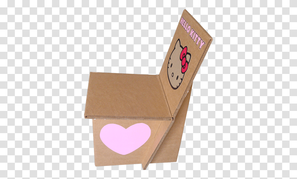 Corrugated Paper Print Double Folding With Hello Kitty, Box, Cardboard, Carton Transparent Png