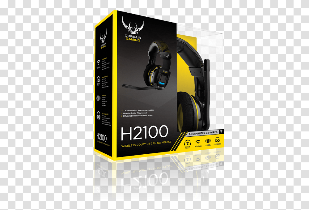 Corsair Gaming Line New Logo Revealed H2100 Corsair, Electronics, Headphones, Headset Transparent Png