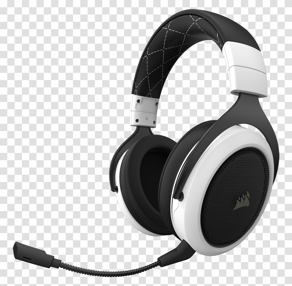 Corsair Hs70 Wireless White, Electronics, Headphones, Headset, Blow Dryer Transparent Png