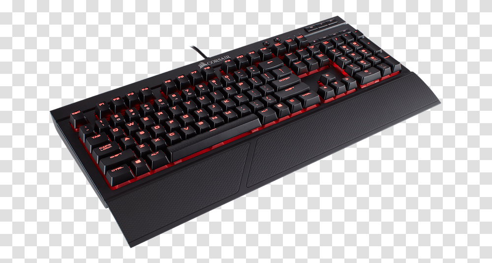 Corsair Mechanical Gaming Keyboard With Spill Resistance, Computer Keyboard, Computer Hardware, Electronics Transparent Png