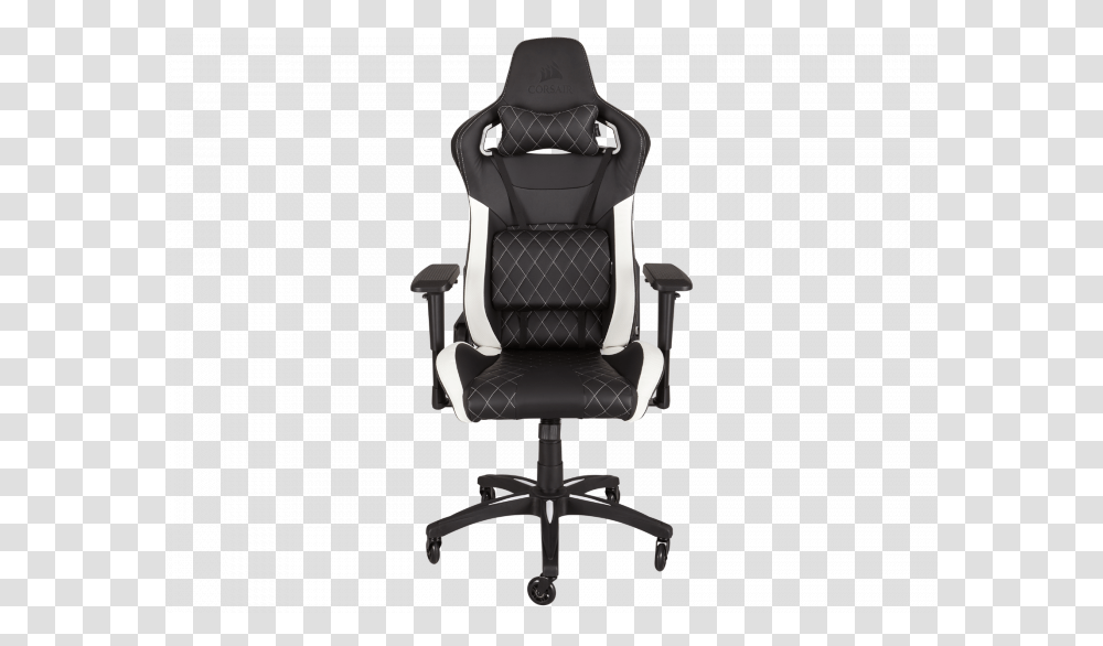 Corsair T1 Gaming Chair, Furniture, Cushion, Headrest Transparent Png