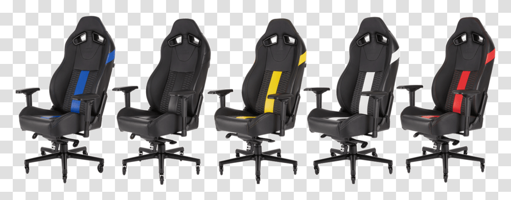 Corsair T2 Gaming Chair, Cushion, Furniture, Headrest, Car Seat Transparent Png