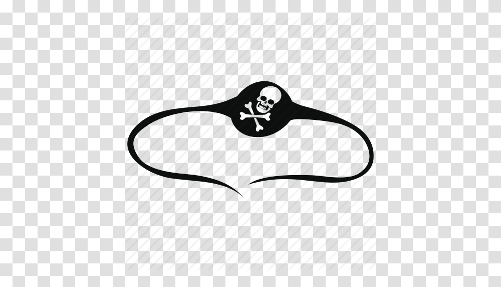 Corsar Criminal Danger Eye Patch Pirate Treasure Weapon Icon, Cutlery, Leisure Activities, Fork Transparent Png