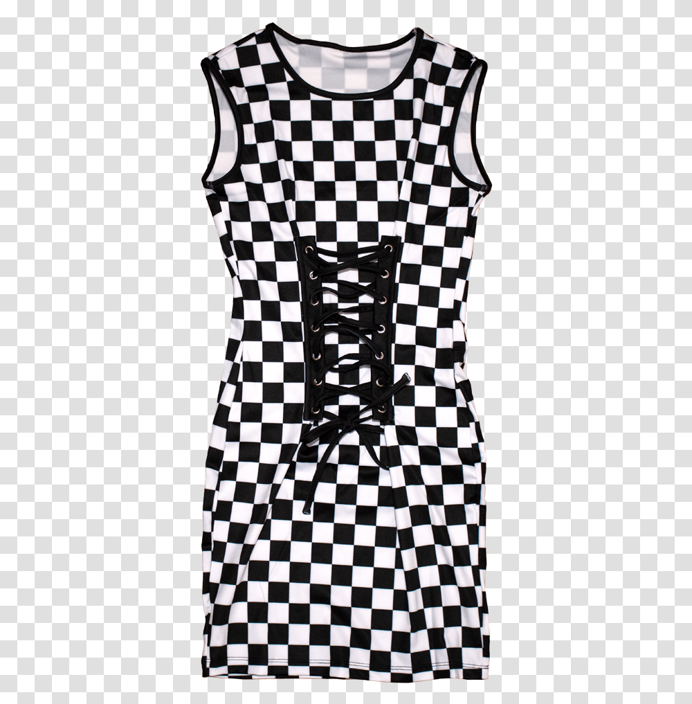 Corset Black And White Checkered Blazer, Apparel, Rug Transparent Png