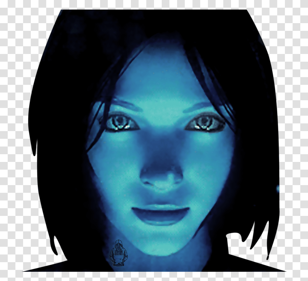 Cortana, Head, Face, Person Transparent Png