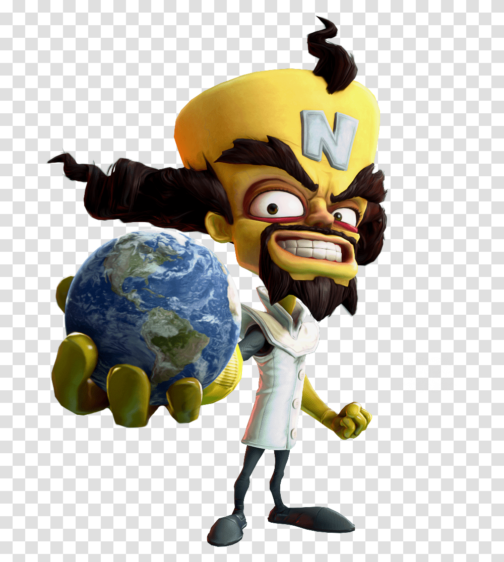 Cortex Scared Crash Bandicoot, Person, Human, Outer Space, Astronomy Transparent Png