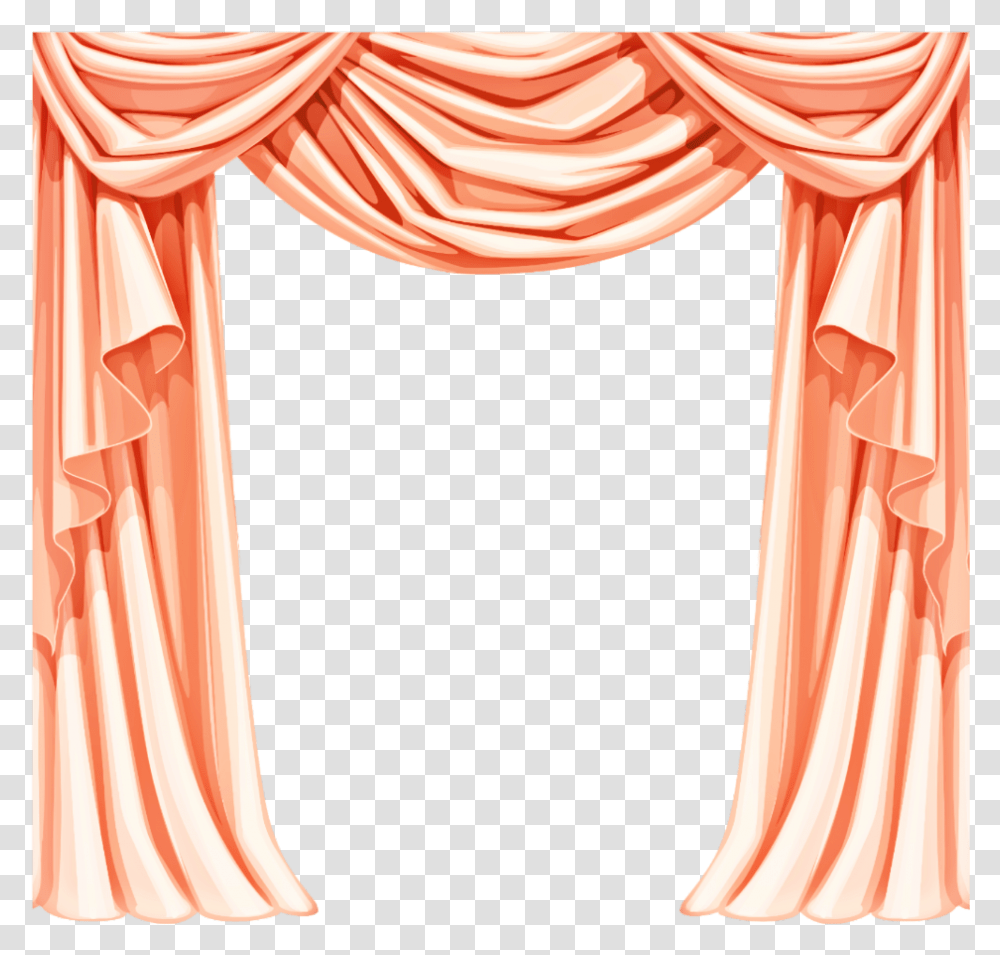 Cortinas Pink Curtain, Stage, Apparel, Room Transparent Png