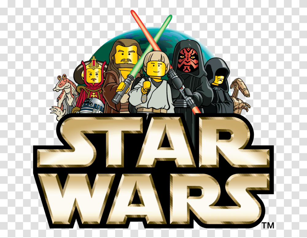 Cortos De Lego Star Wars Logo Star Wars 2019, Crowd, Helmet Transparent Png