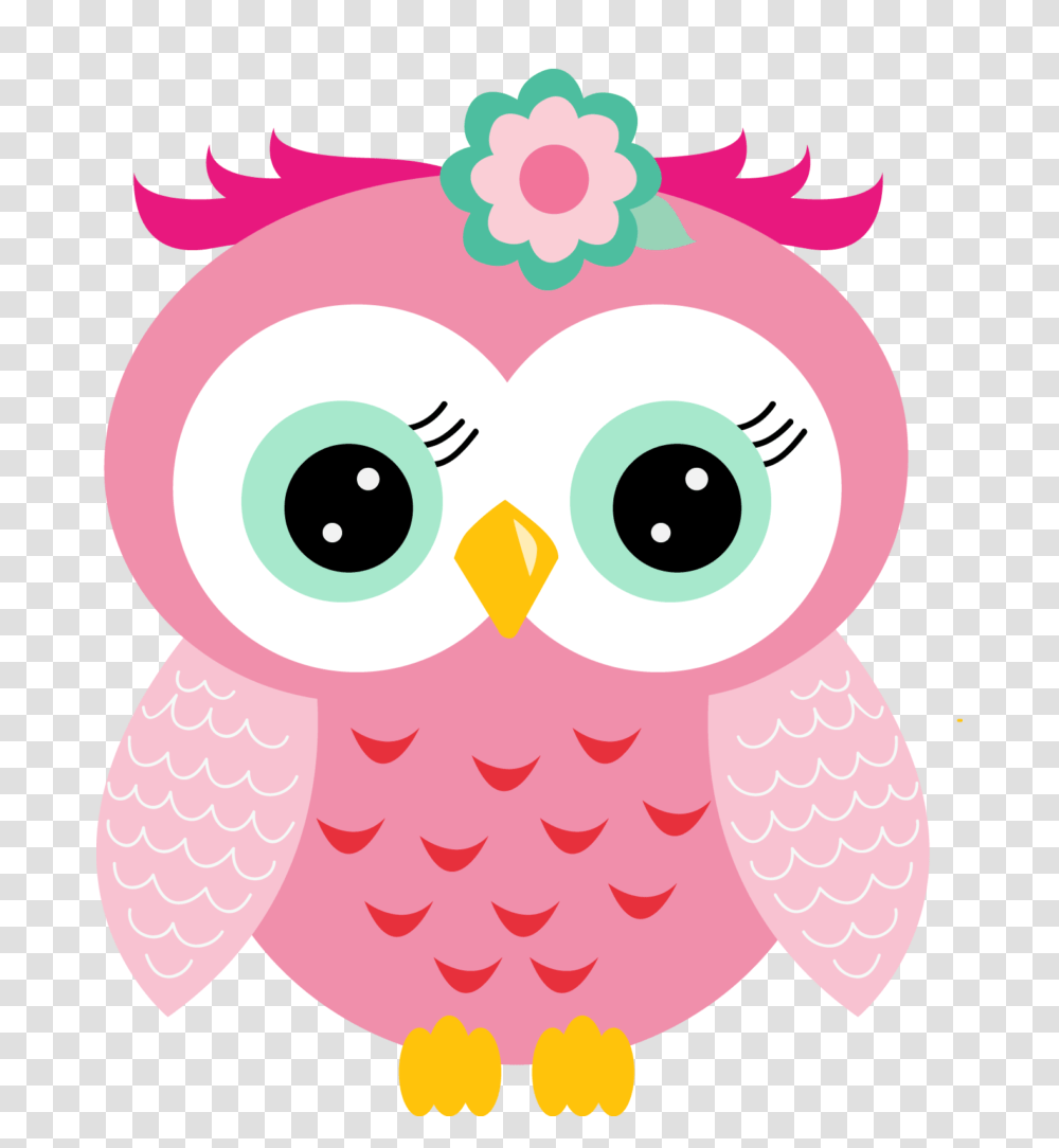 Corujinha Rosa Cute And Funny Owl Owl Parties, Bird, Animal, Pattern Transparent Png