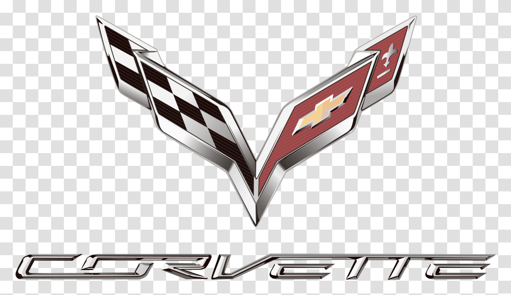 Corvette Logo Bedeutung Zeichen Logo Corvette C7 Logo, Trademark, Emblem, Metropolis Transparent Png