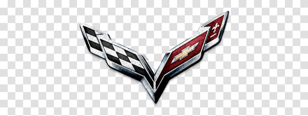 Corvette Logo Chevrolet Corvette, Symbol, Emblem, Trademark, Arrow Transparent Png