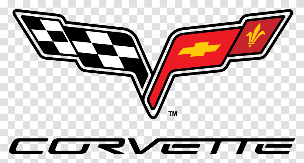Corvette Logo Image With No Corvette Logo, Symbol, Trademark, Text, Urban Transparent Png