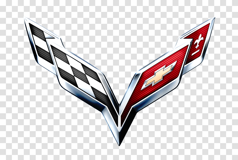 Corvette Logo Meaning And History Latest Models World Cars Brands, Emblem, Trademark, Chair Transparent Png