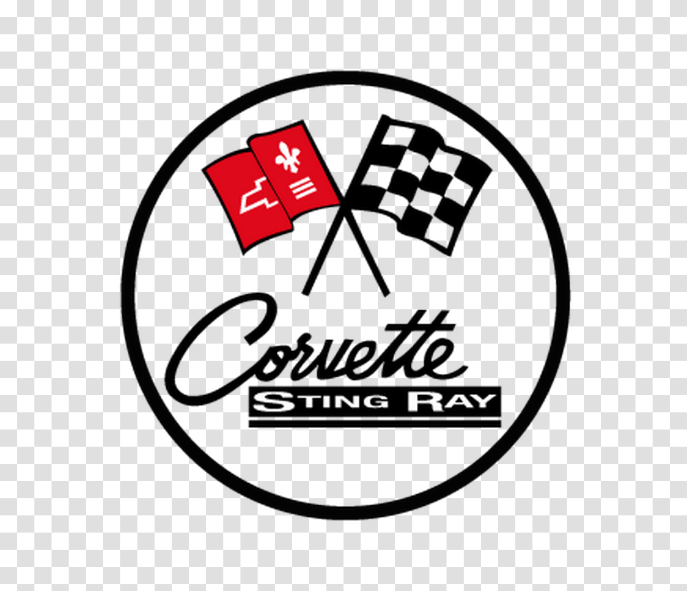 Corvette Sting Ray Circle Logo Decal, Label Transparent Png