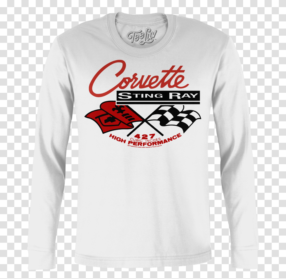Corvette Stingray Long Sleeved T Shirt, Apparel, Sweatshirt, Sweater Transparent Png