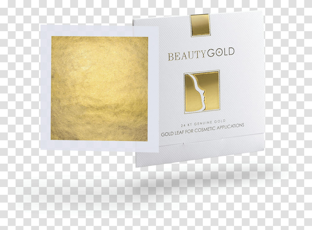 Cosmetic Treatments With Gold Leaf Battiloro Beauty Horizontal, Text, Business Card, Paper, Poster Transparent Png