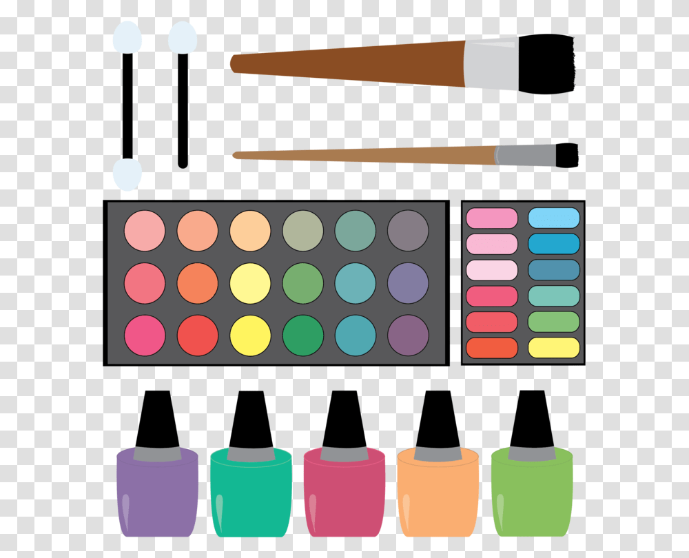 Cosmetics Make Up Artist Eye Shadow Lipstick Compact Free, Palette, Paint Container, Rubber Eraser, Urban Transparent Png
