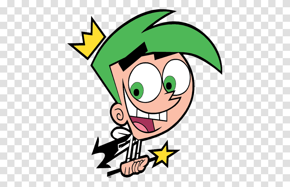Cosmo Fairly Odd Parents, Doodle, Drawing Transparent Png