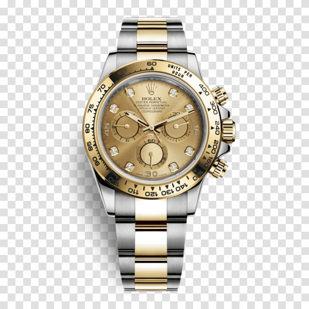 Cosmograph Daytona Oystersteel Yellow Gold, Wristwatch Transparent Png