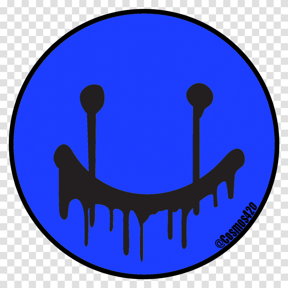 Cosmos Drippy Smiley Face Dot, Machine, Hook, Logo, Symbol Transparent Png