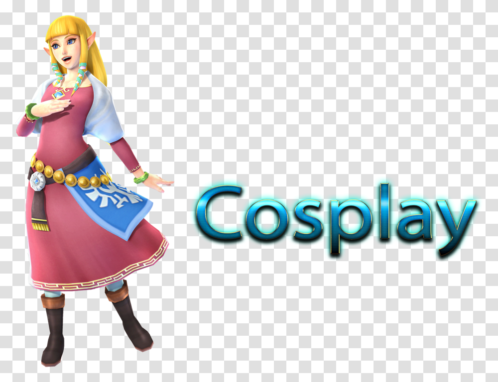 Cosplay Festival Background Zelda From Skyward Sword, Person, Toy, Figurine, Doll Transparent Png