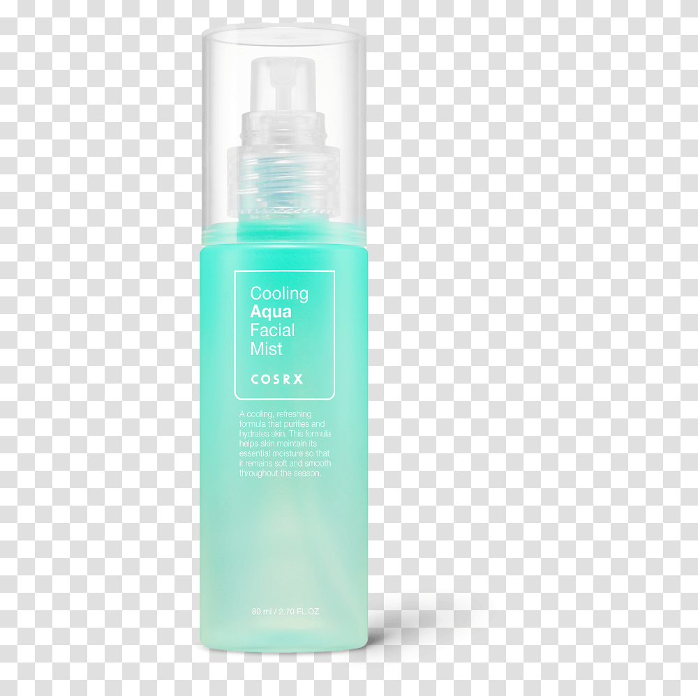Cosrx Cooling Aqua Facial Mist, Cosmetics, Shaker, Bottle, Label Transparent Png