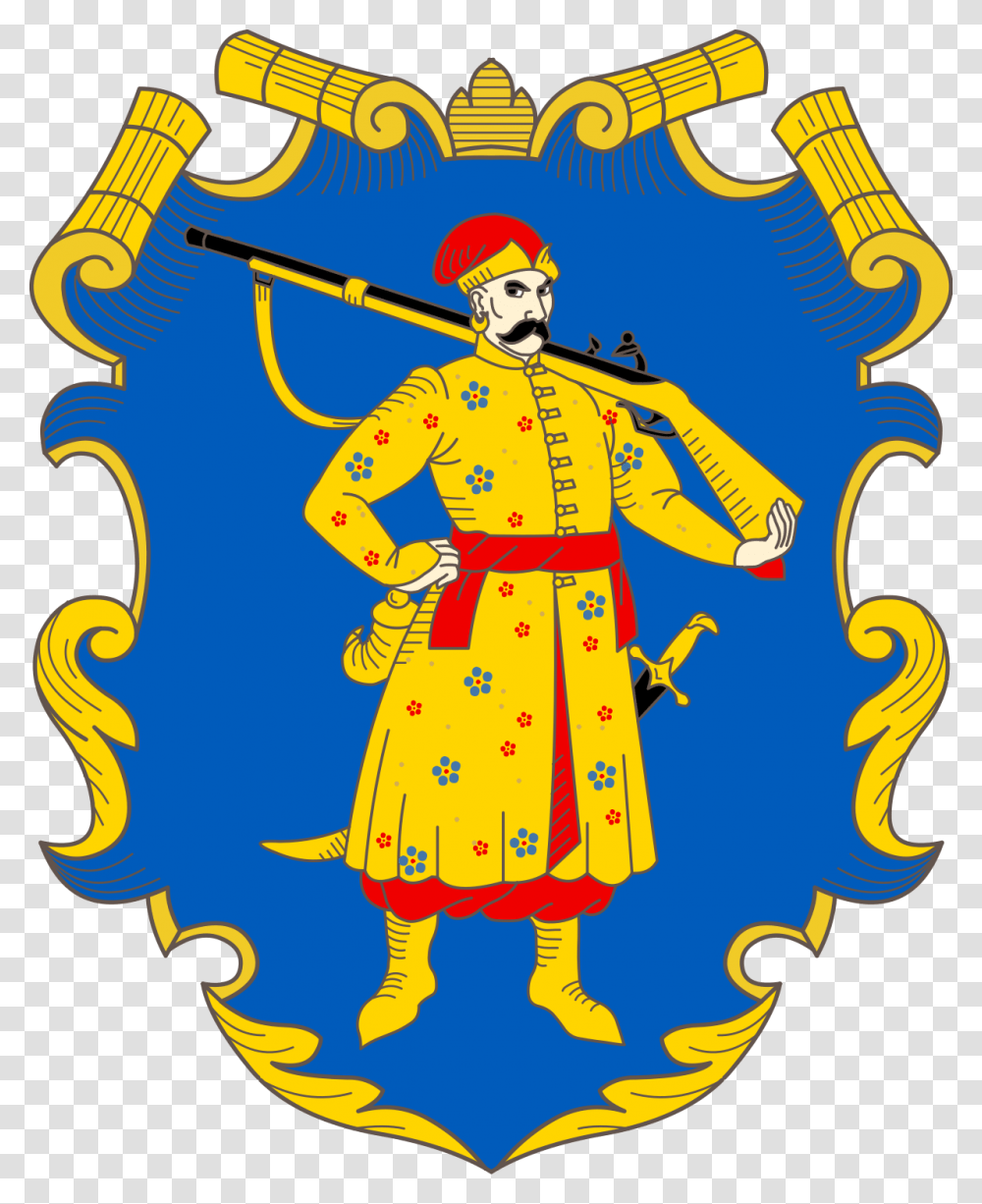 Cossack Coat Of Arms, Person, Human, Apparel Transparent Png