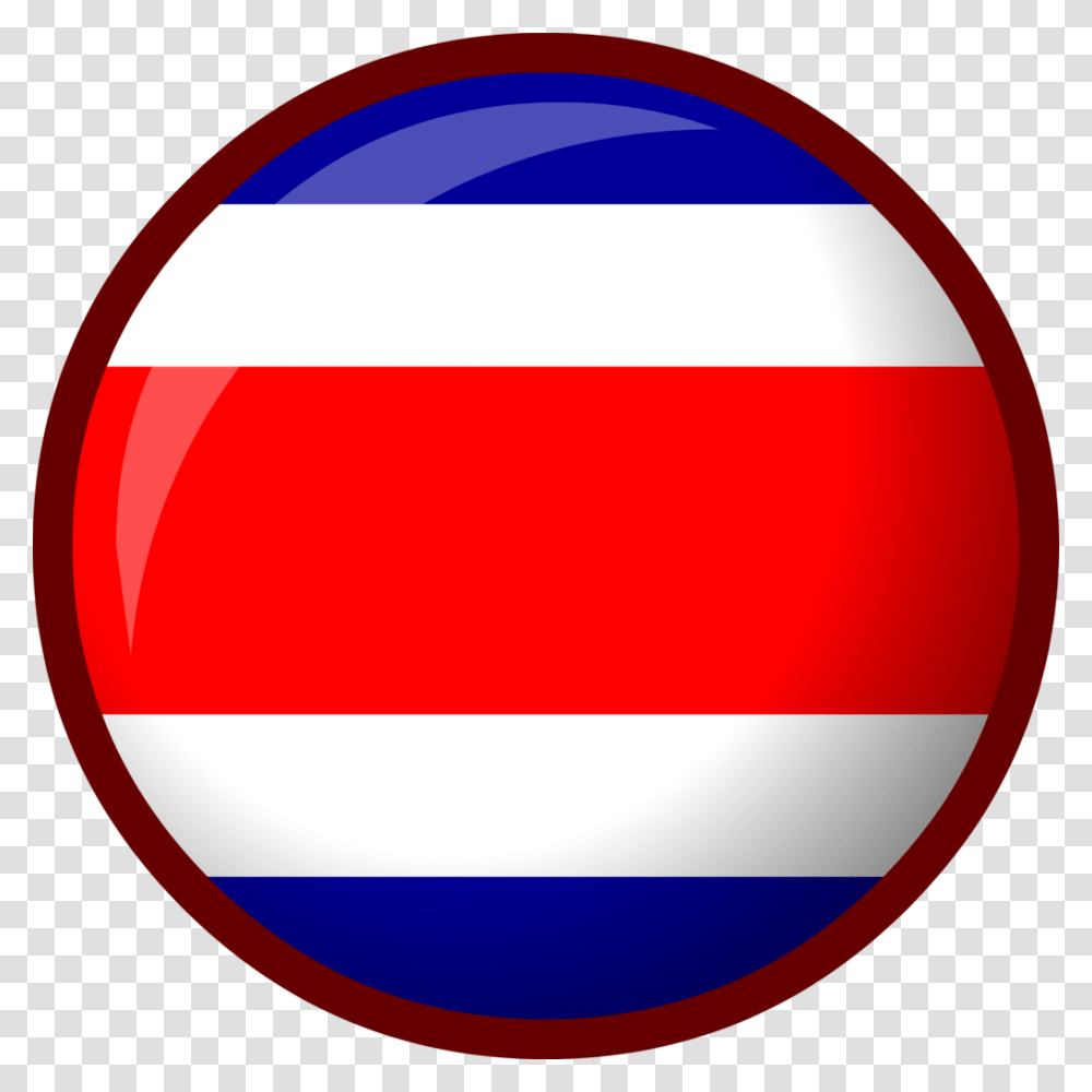 Costa Rica Flag Circle, Logo, Trademark Transparent Png